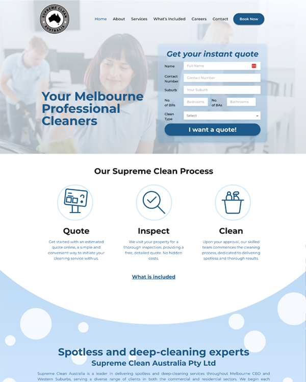 Boosting Tradies' Online Presence and Lead Generation: Supreme Clean Australia Case Study