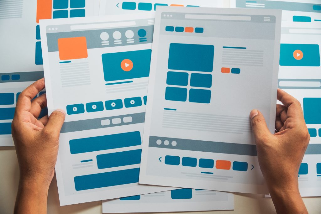 Website design planning